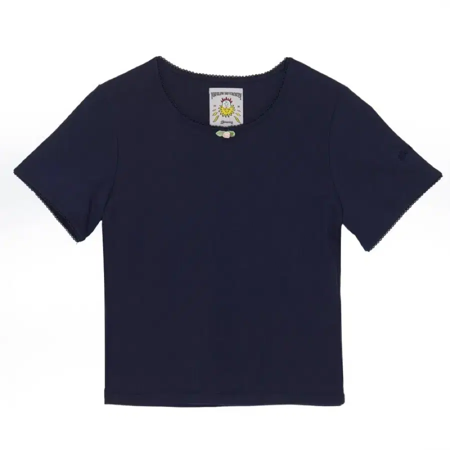 글로니 반팔 ONE ROSE TEE - NAVY