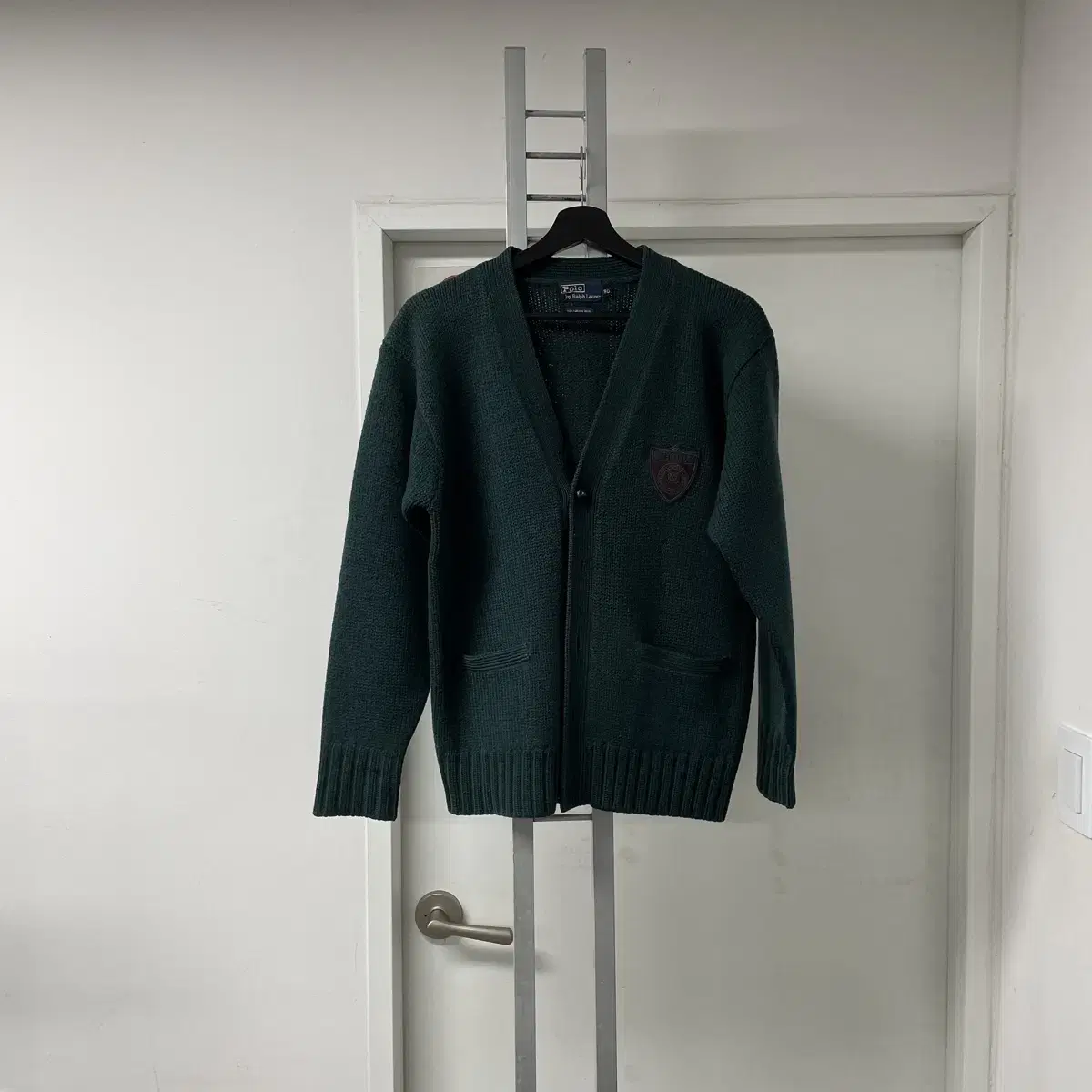 Polo Ralph Lauren Waffen Cardigan Green 90