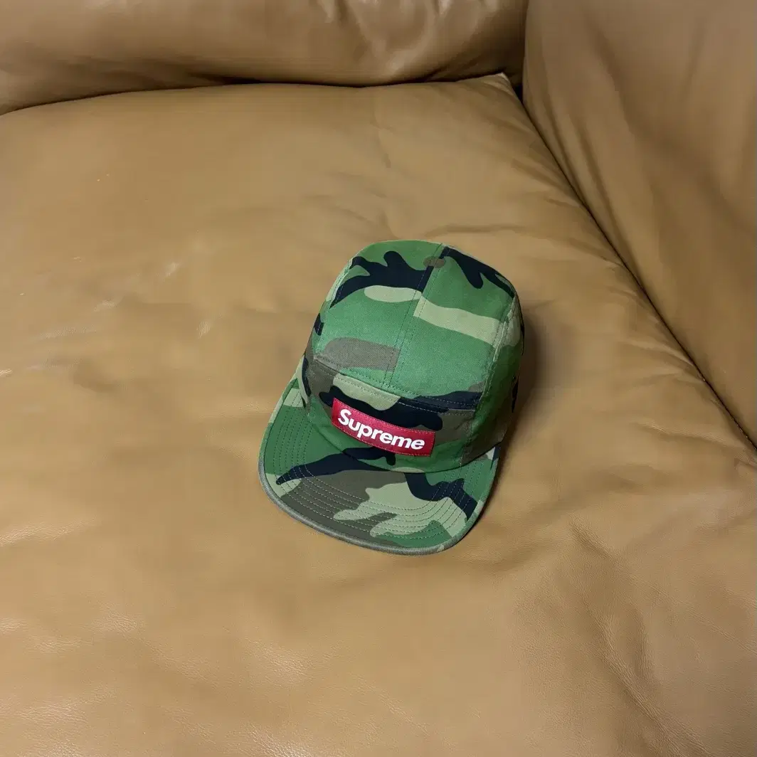 Supreme 슈프림 카모 캠프캡 모자 (Washed Camo)