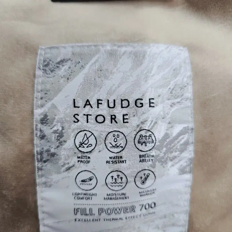 라퍼지스토어 lafudgestore 투웨이 벨벳 패딩 L