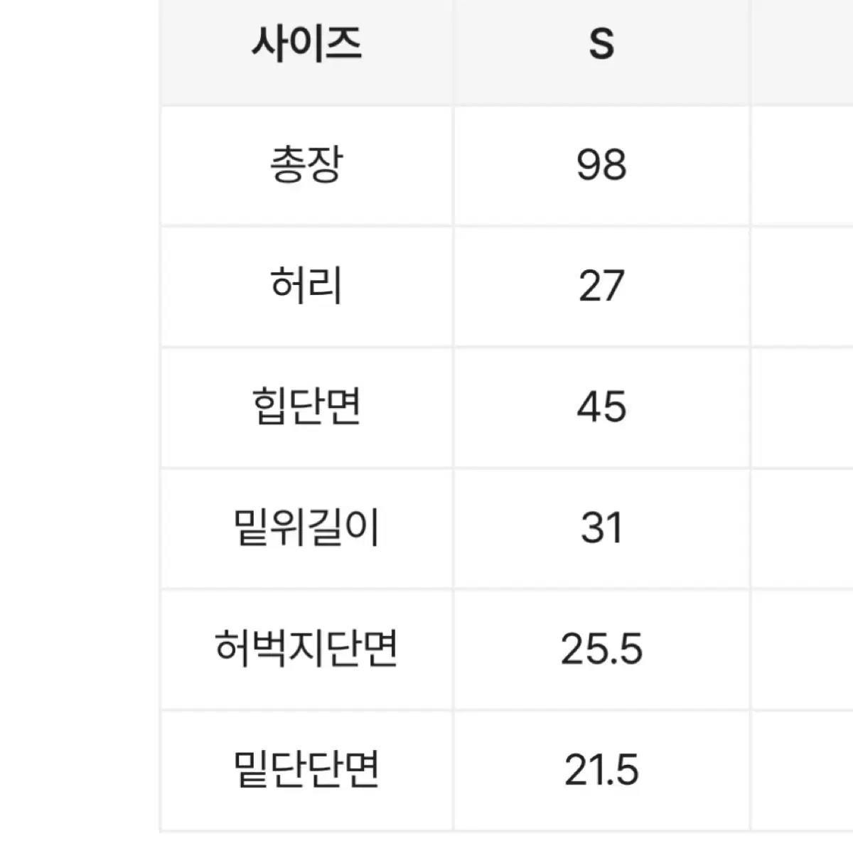 에이블리 뒷밴딩 2버튼 와이드 하이 데님 팬츠 (흑청)