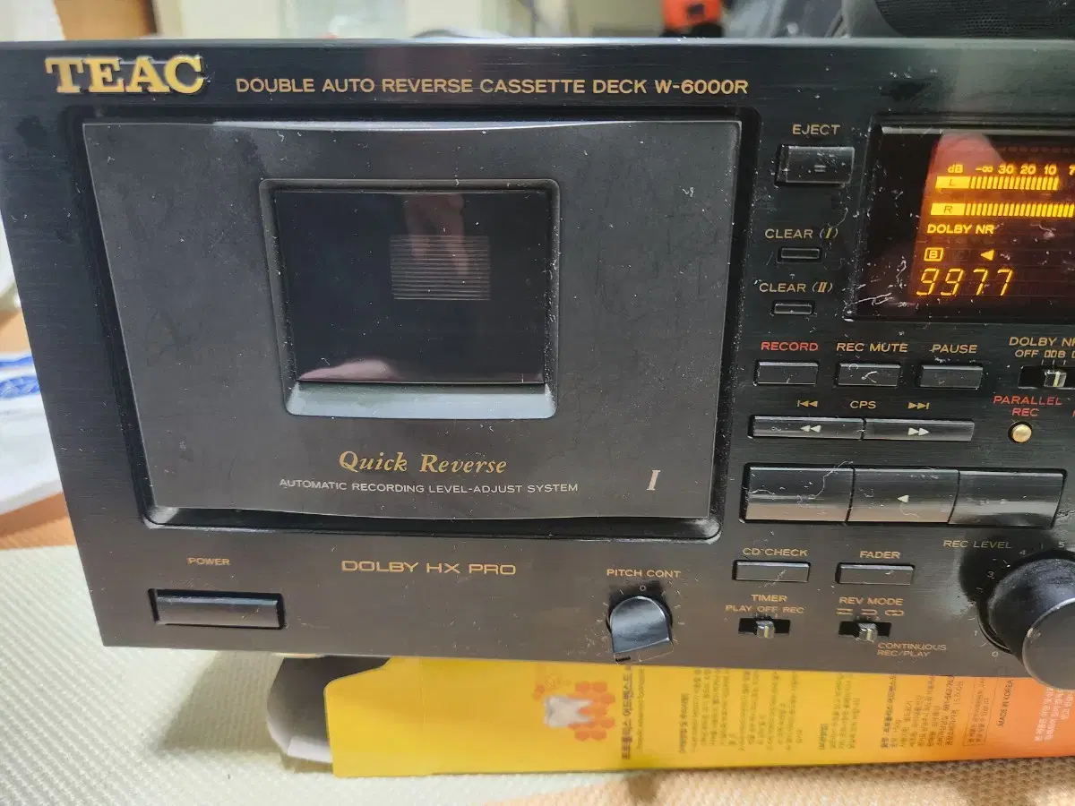 TEAC 더블데크 W 6000R 테이프데크