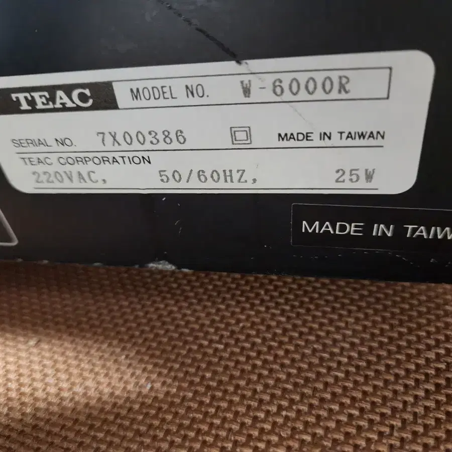 TEAC 더블데크 W 6000R 테이프데크