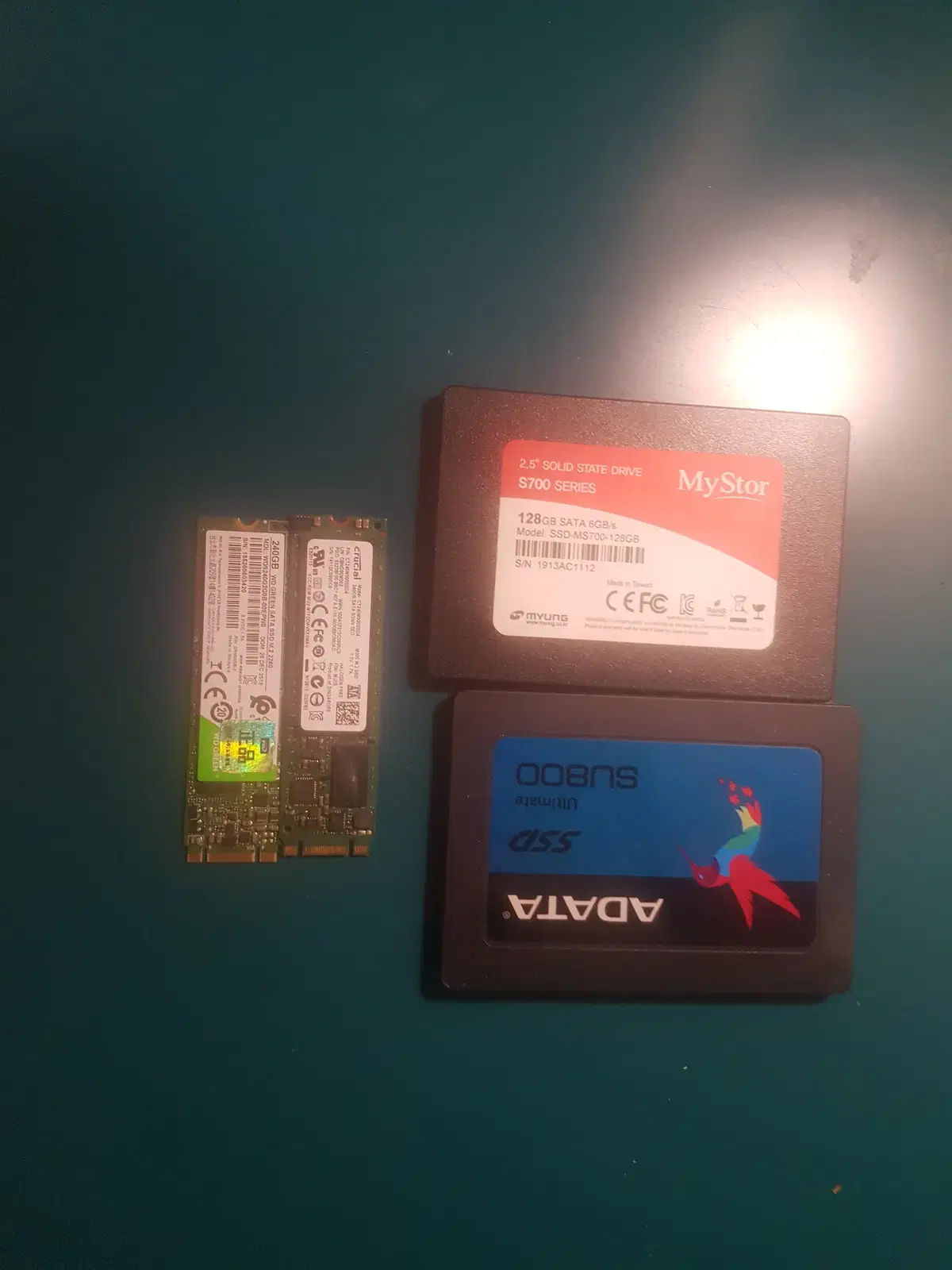 m.2 ssd 250gb 2개, ssd120gb 2개