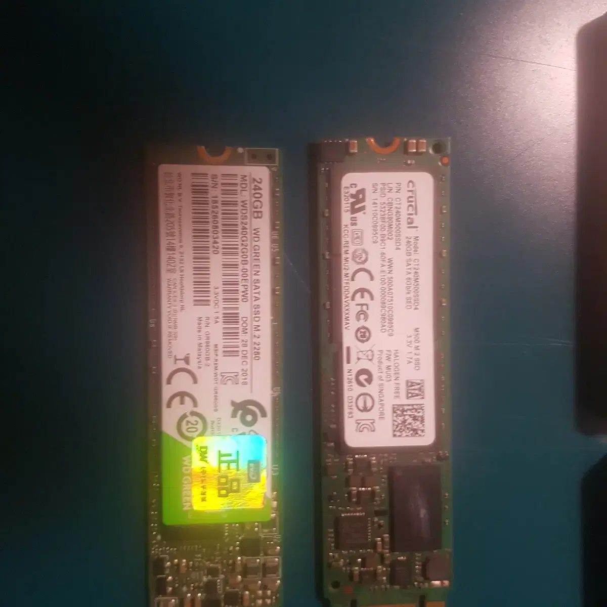 m.2 ssd 250gb 2개, ssd120gb 2개