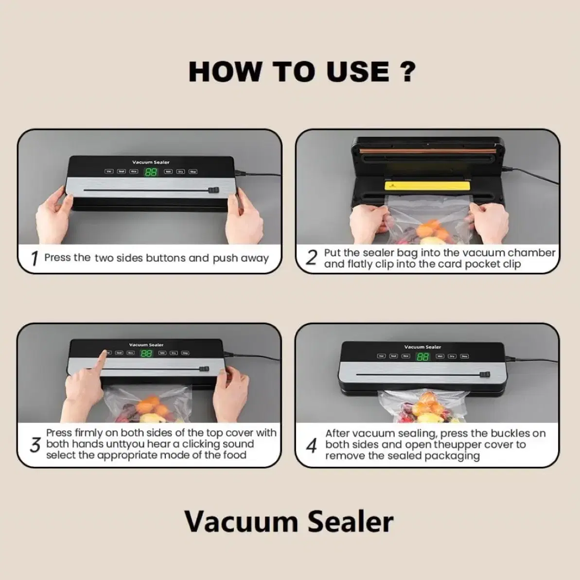 Vacuum sealer 진공 밀봉기