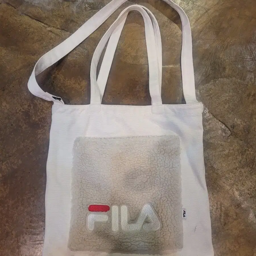 FILA 휠라 양털 뽀글이 에코백