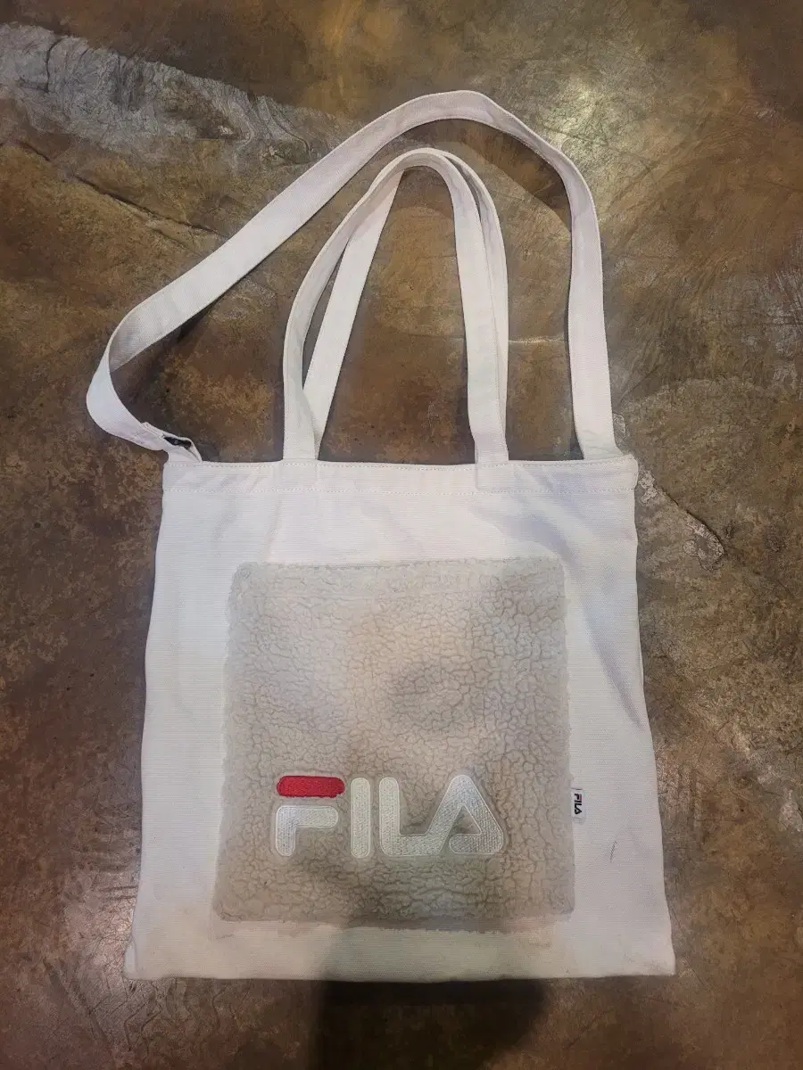 FILA 휠라 양털 뽀글이 에코백