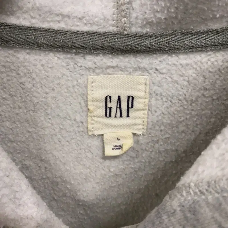 갭 gap 스트릿 그레이 기모 후드티 105 A08873