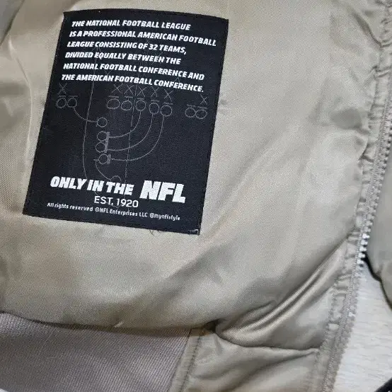 NFL 항공 다운점퍼 MA-1 마원 점퍼