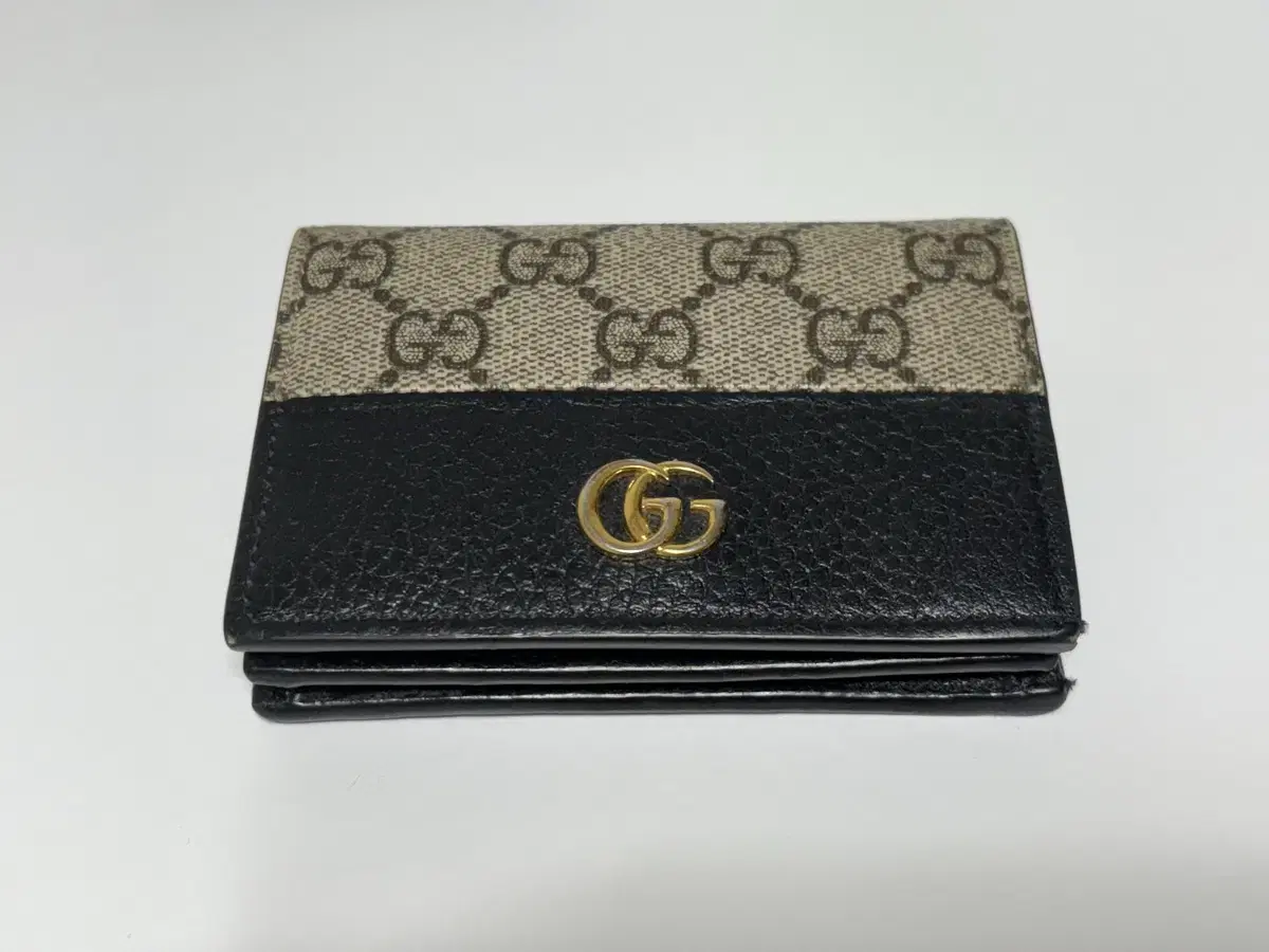 GUCCI 구찌 [GG마몽] 바이컬러 카드케이스 지갑