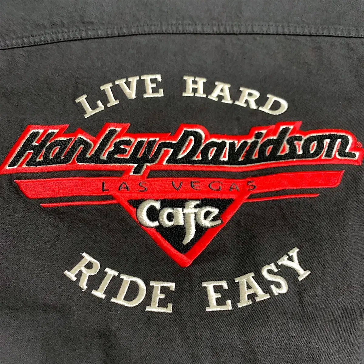 [XL] Harley davidson cafe black denim