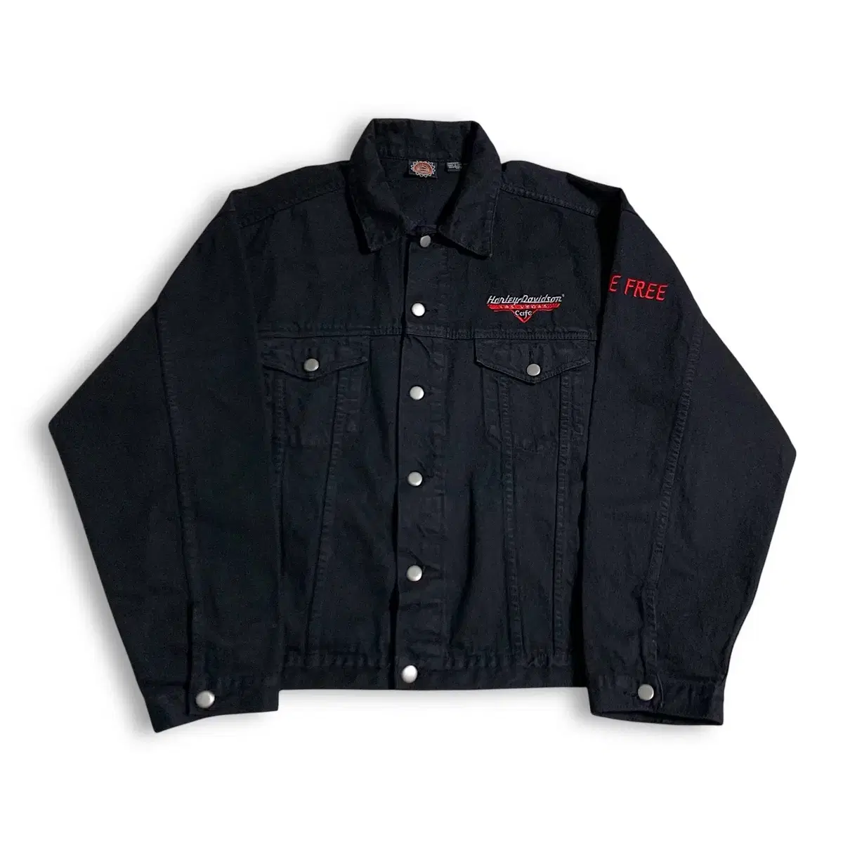 [XL] Harley davidson cafe black denim