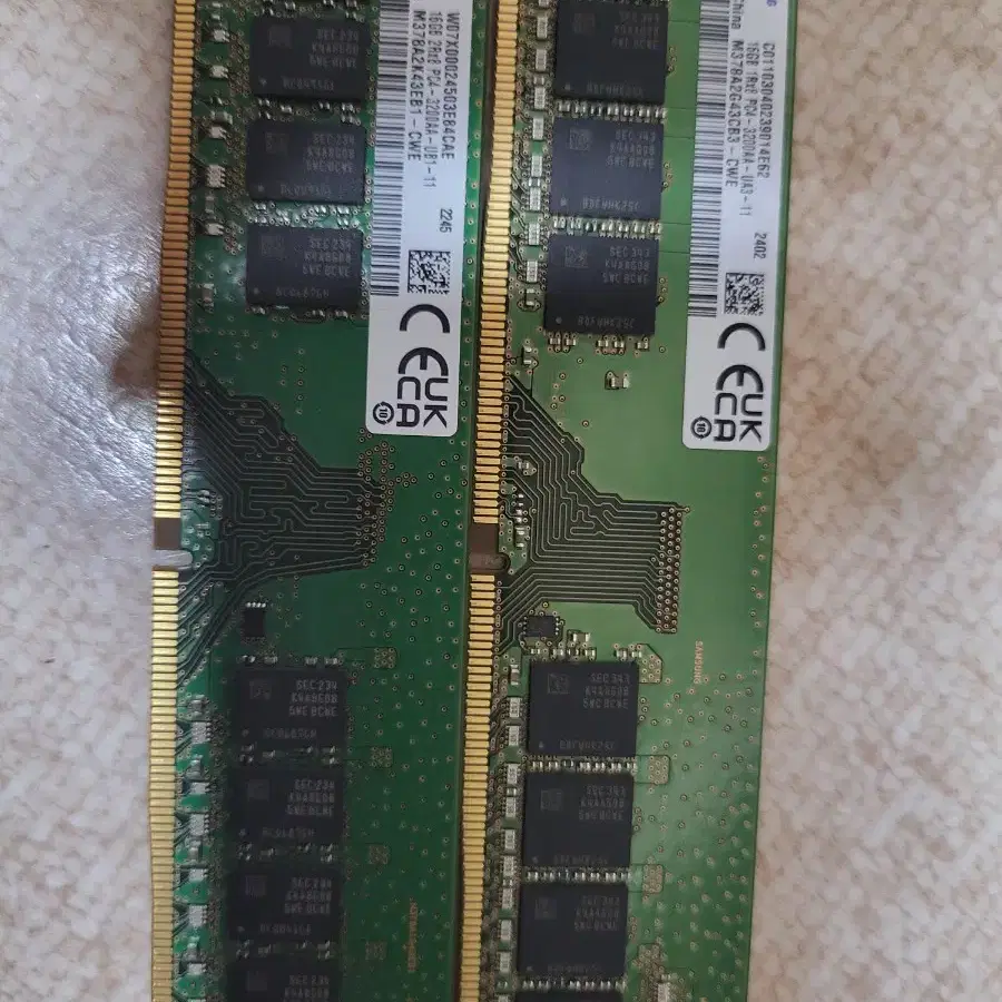 ddr4 16g x 2  32g 3200 팝니다