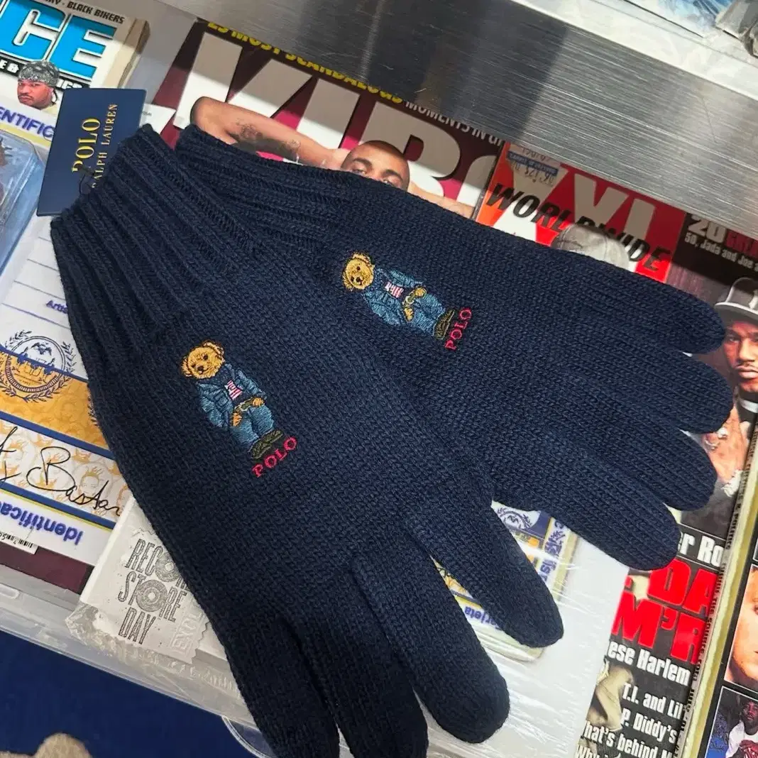 폴로 베어 장갑 POLO BEAR KNIT GLOVES