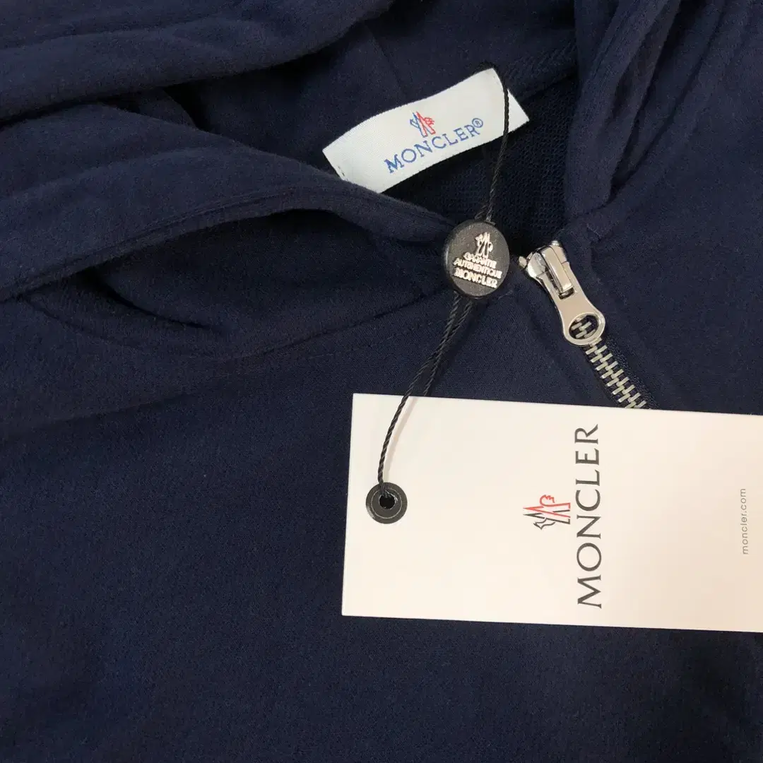 몽클레어 몽클레르 MONCLER 로고 후드집업후드 네이비