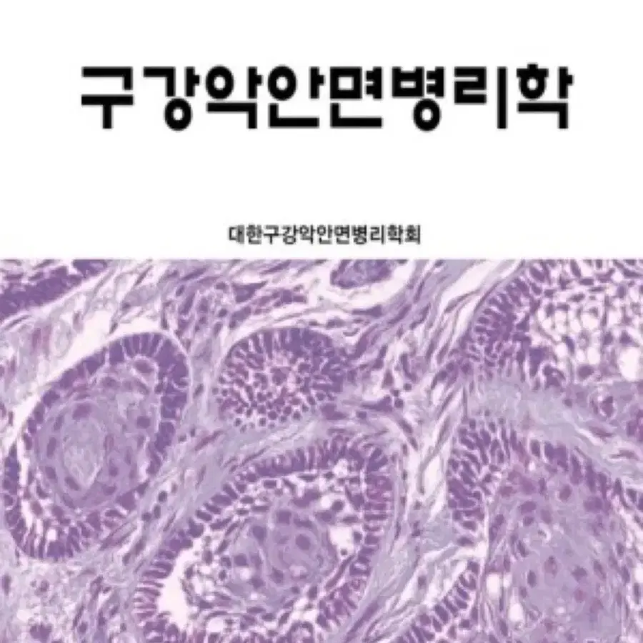 구강악안면병리학 3판 치대 전공도서 치과대학 구강병리 구강병리학