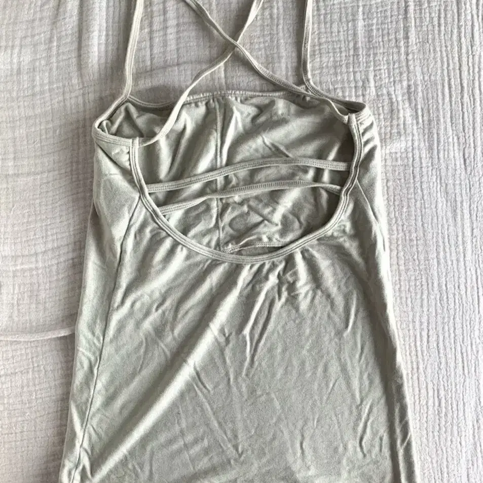 부디무드라 nata tank top 나시 탑 xs (베이지카키)