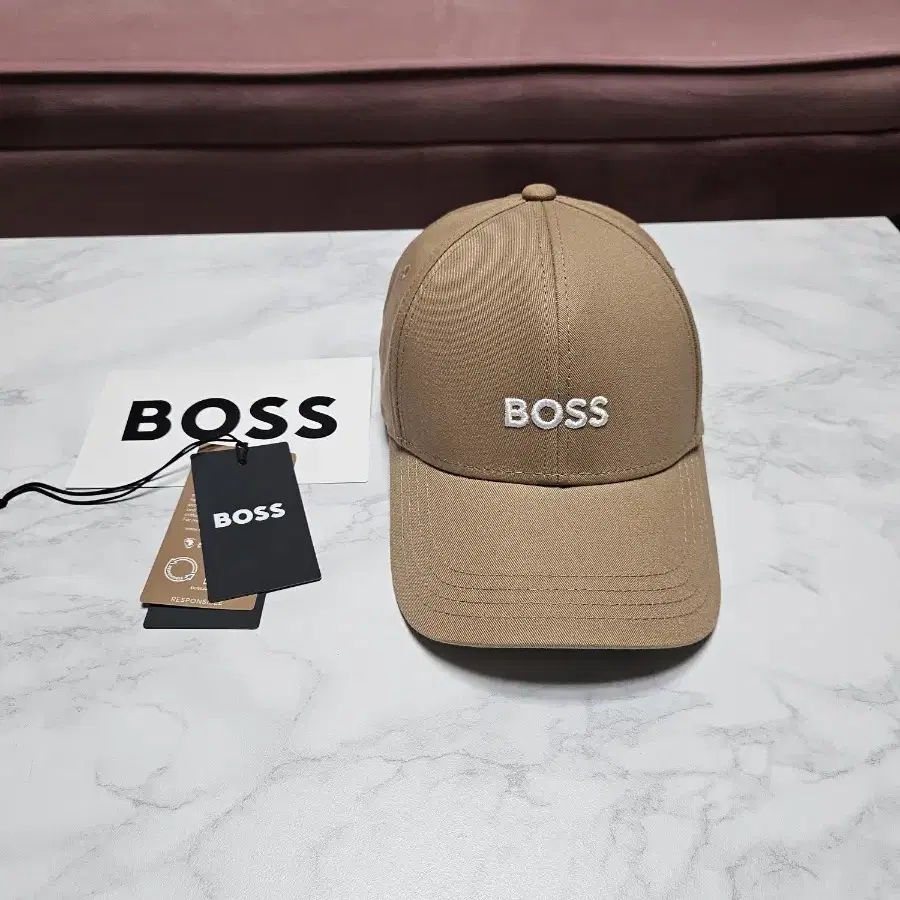 (정품) HUGO BOSS 코튼볼캡