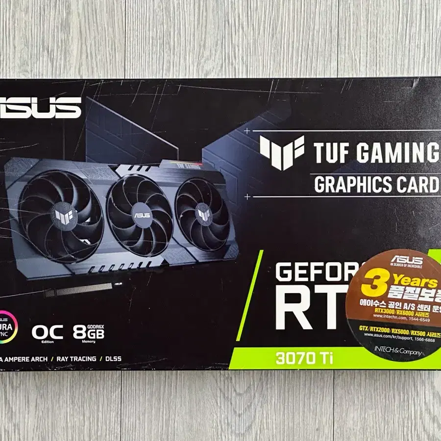 ASUS TUF Gaming 지포스 RTX 3070 Ti 리퍼 최상급