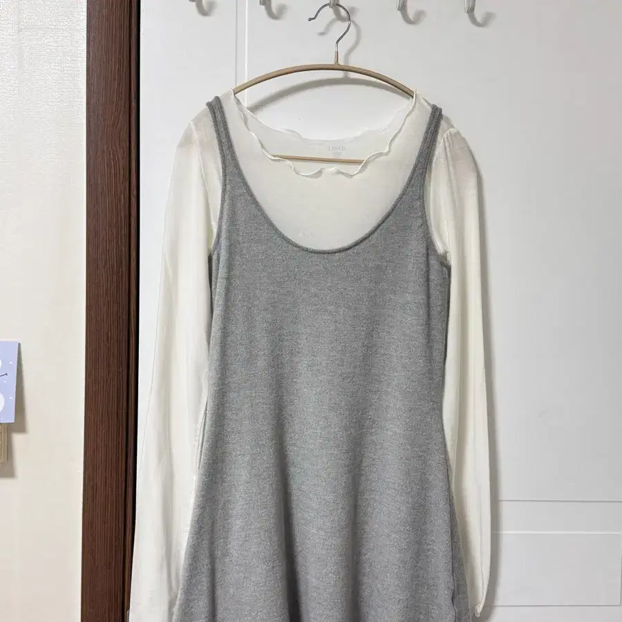 (새제품) 샵리즈 Verbena layered dress(grey) 버베