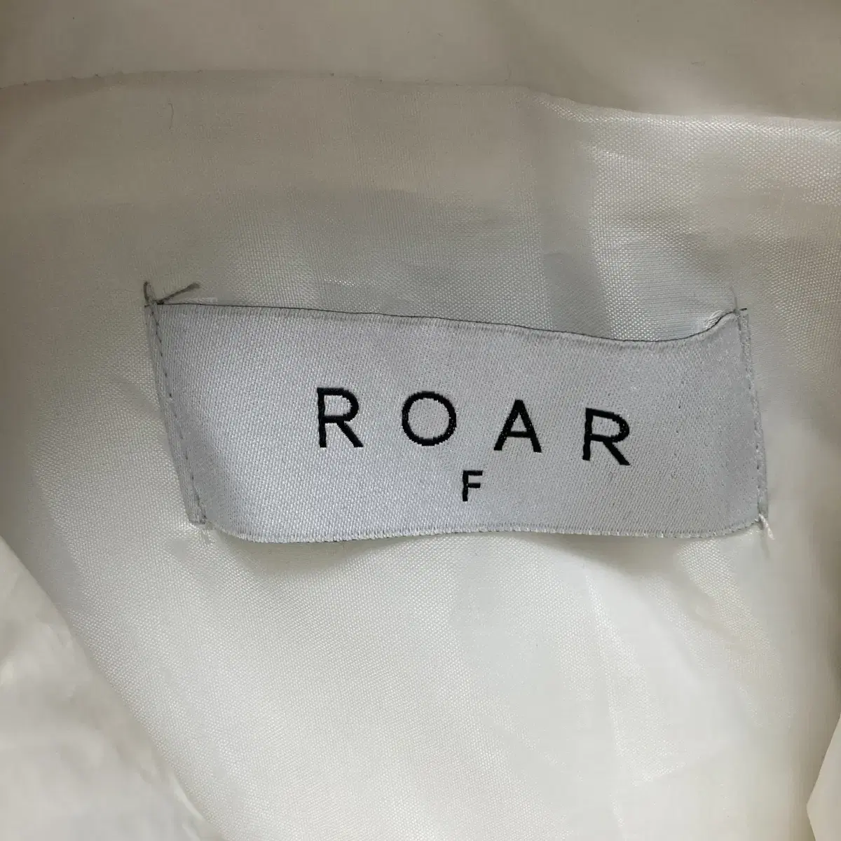 ROAR 여성오버핏다운패딩 화이트 F 영구제