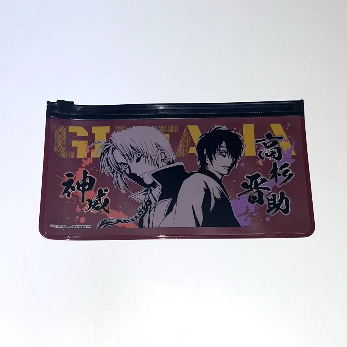 Gintama Jump Shop Original Art Pow Pencil Case Takasugi Kamui