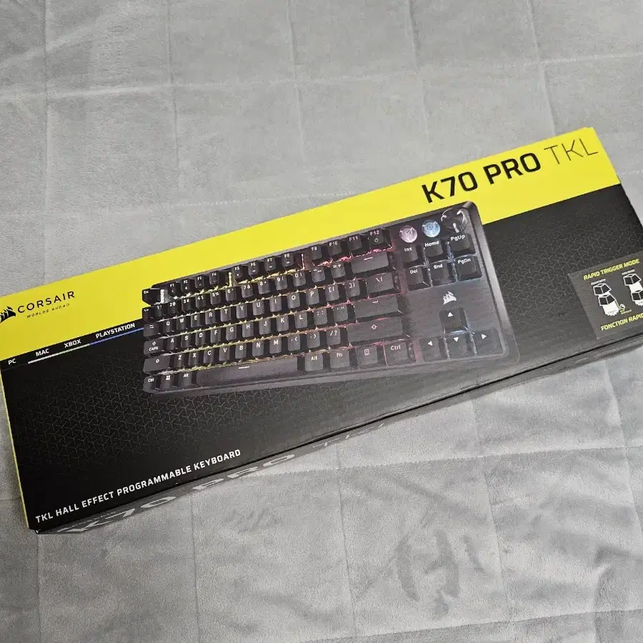 커세어 k70 pro tkl 래피드트리거