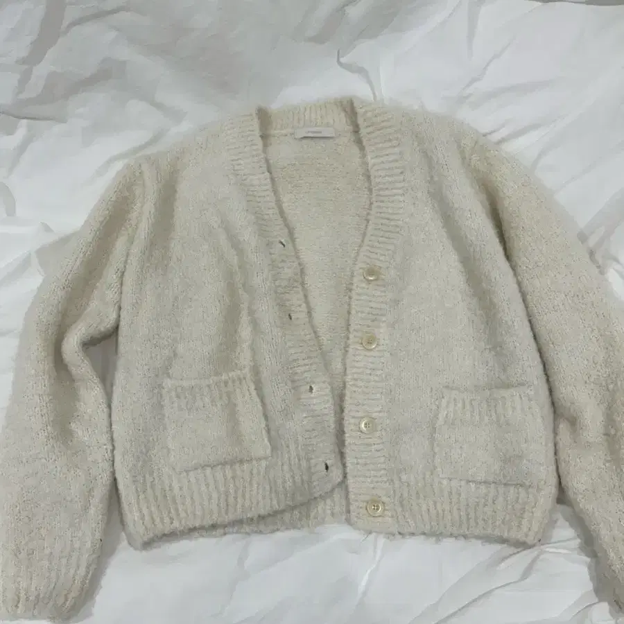 [Lingseoul 링서울] boucle knit cardigan_ivo