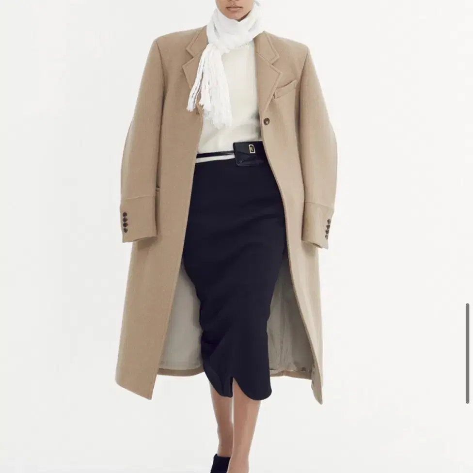 렉토 코트KUSE LIGHT OVER-SIZE WOOL COAT XS