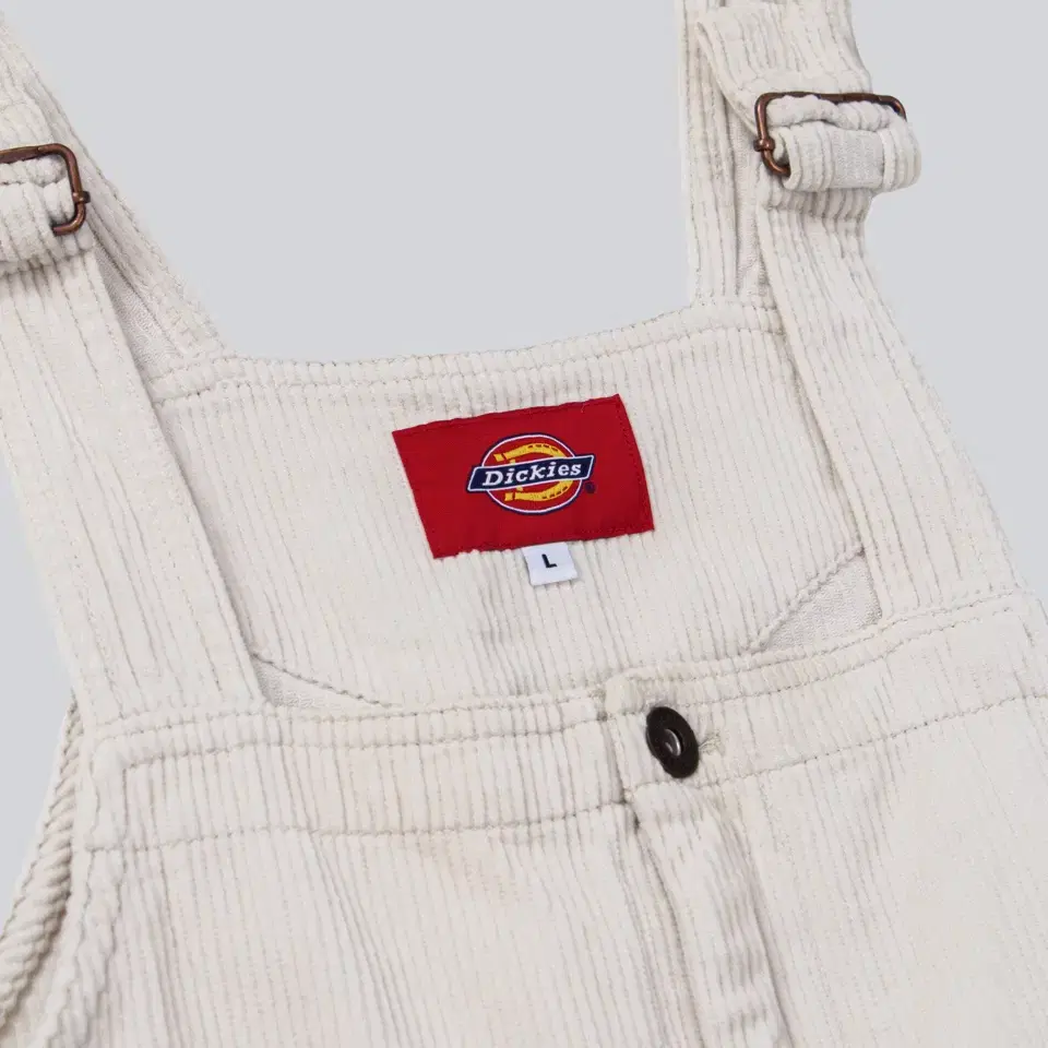 DICKIES 디키즈 아이보리 릴렉스핏 코듀로이 오버롤