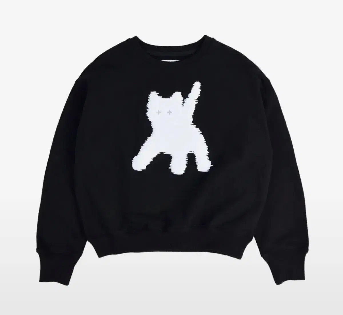 에이이에이이 - Flashed Cats Eye Boucle Sweatsh