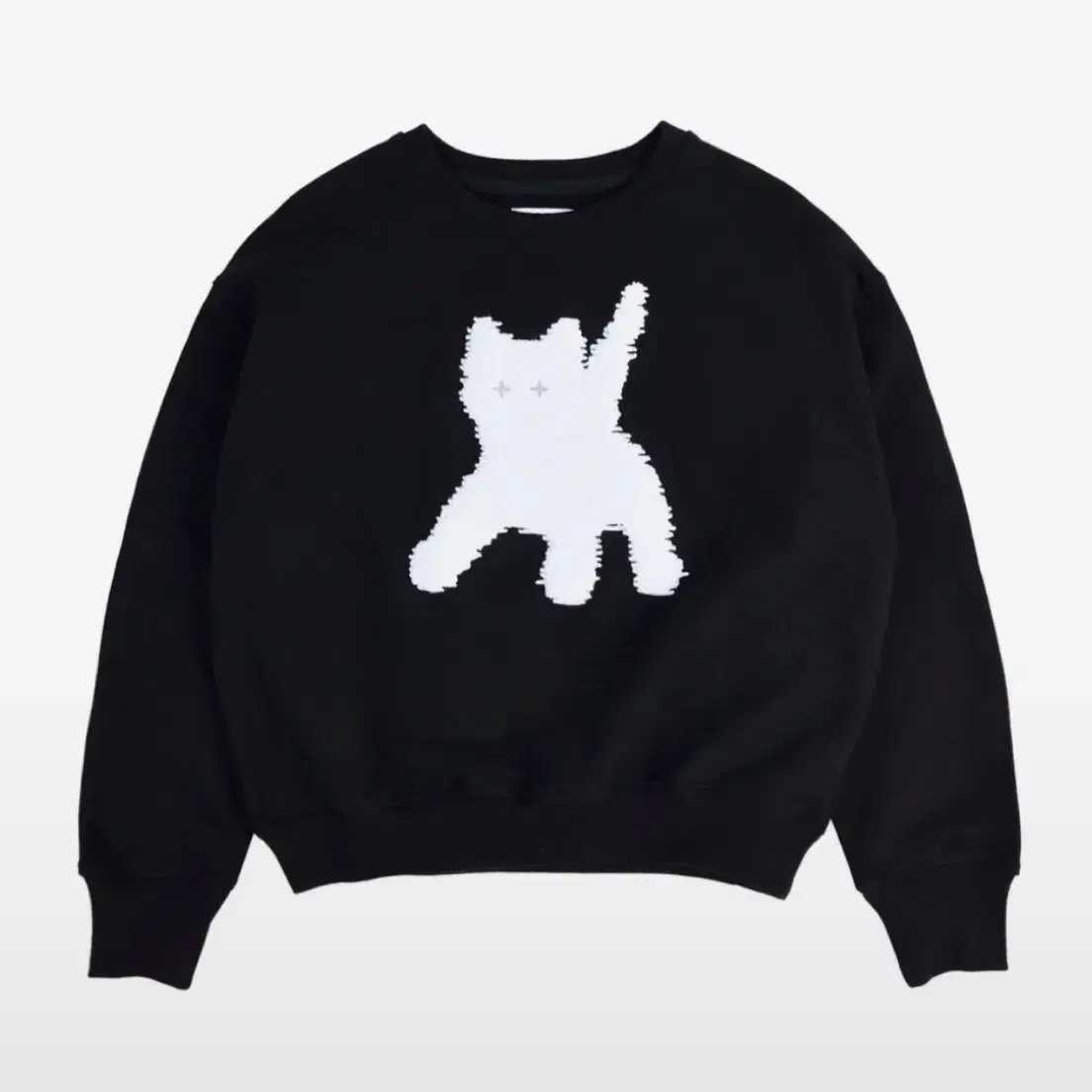 에이이에이이 - Flashed Cats Eye Boucle Sweatsh