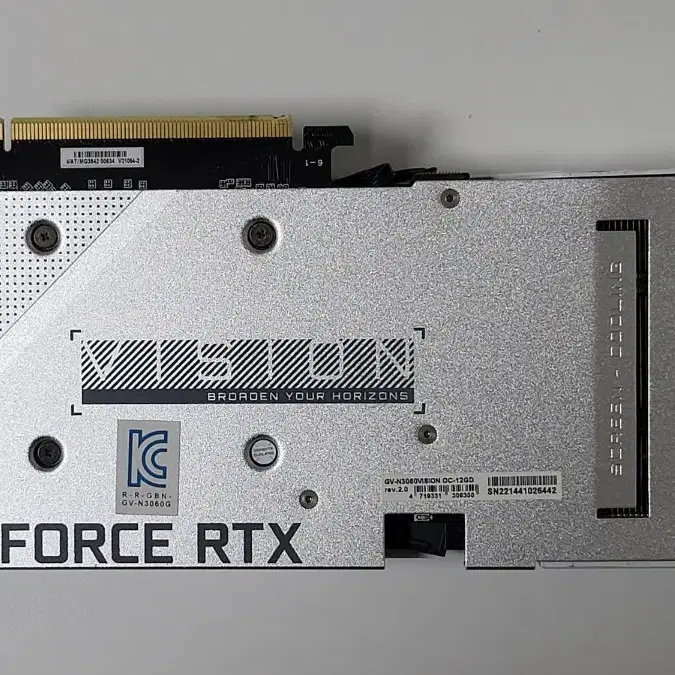 기가바이트 지포스 RTX 3060 VISION OC V2 D6 12GB