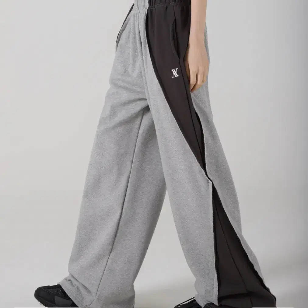 어반드레스 - Optical Side Wide Pants GREY