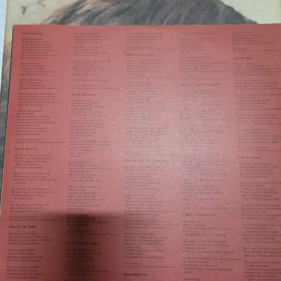 Carole King lp 수입반