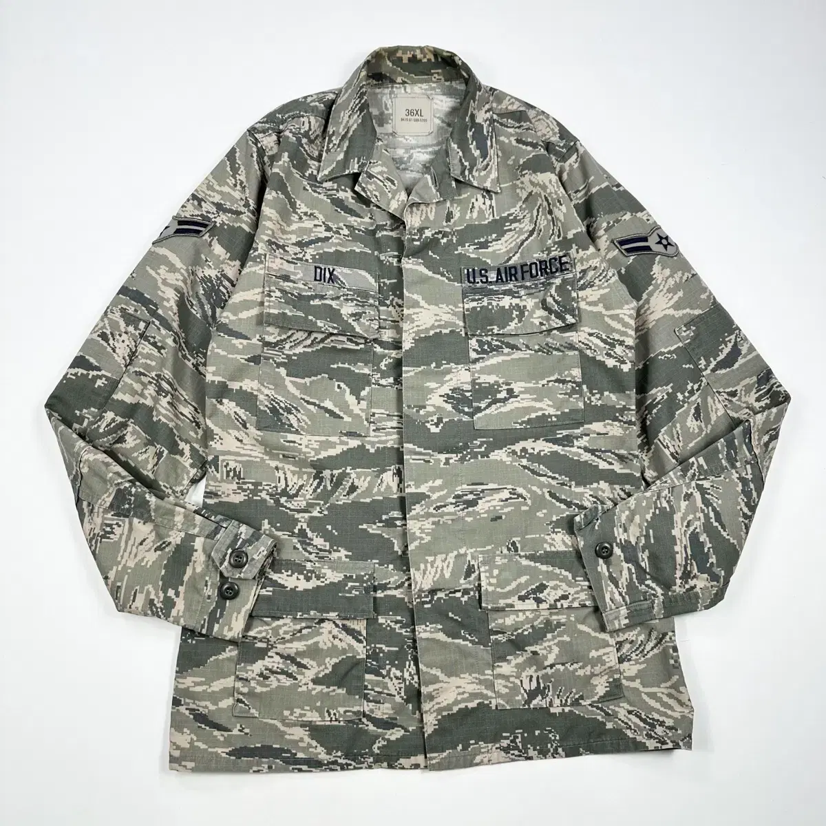 (XL) 미 공군 AIR FORCE 디지털 전투복 상의 자켓