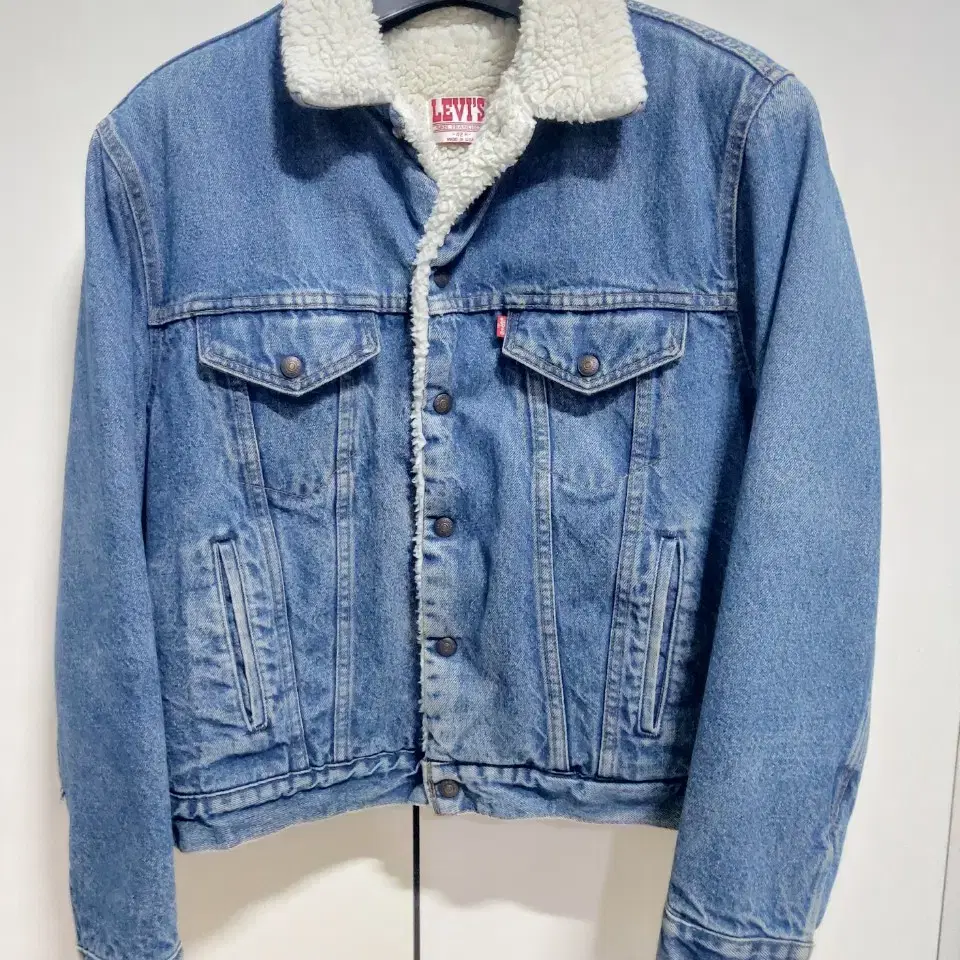 Levi's 미국산 80s 빈티지 쉐르파 트러커 데님 자켓