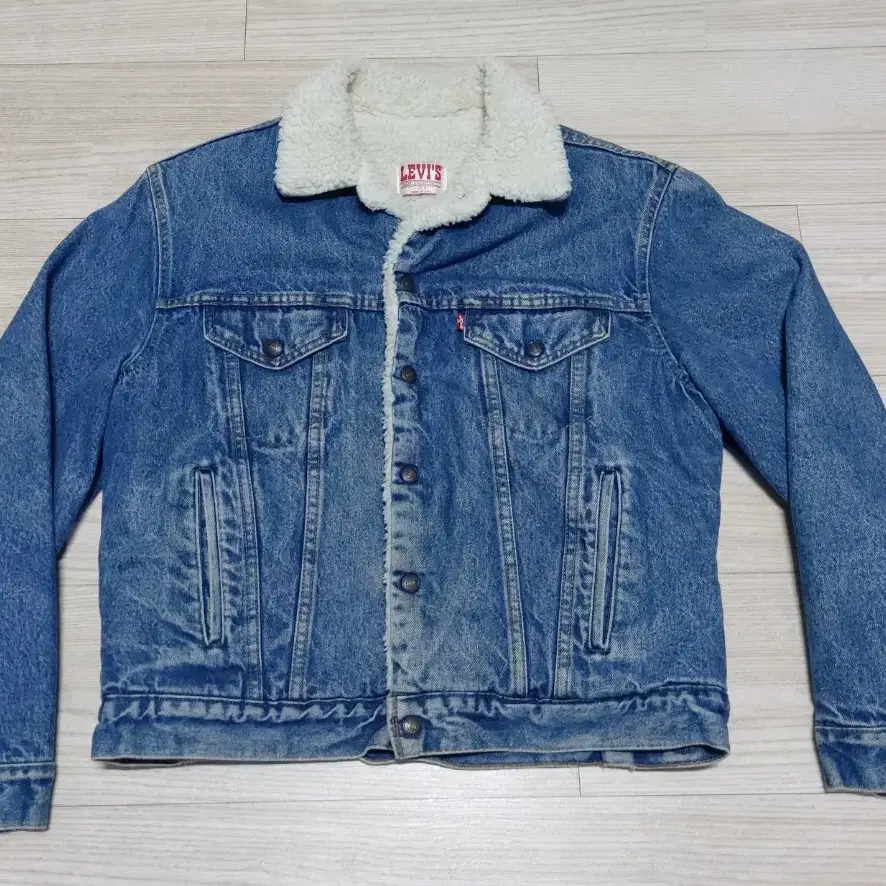 Levi's 미국산 80s 빈티지 쉐르파 트러커 데님 자켓