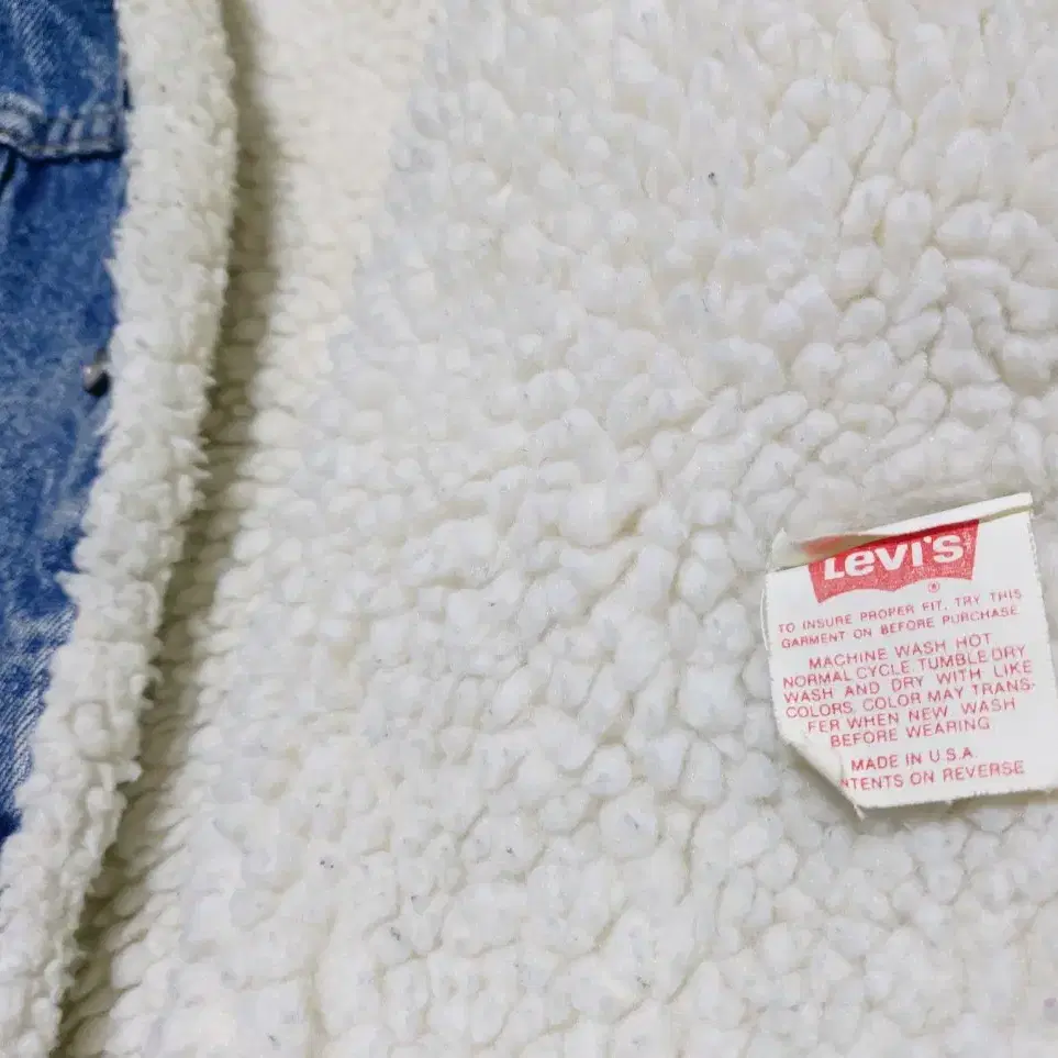 Levi's 미국산 80s 빈티지 쉐르파 트러커 데님 자켓