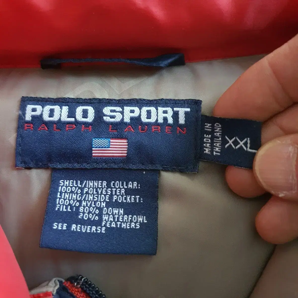 90s 랄프로렌 Polo Sport 다운패딩