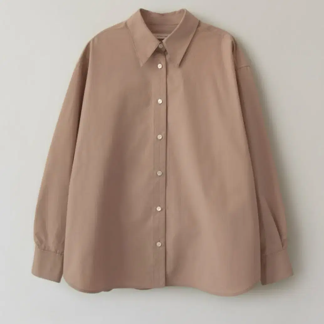 낫띵리튼 pine cotton poplin shirt 더스트 로즈