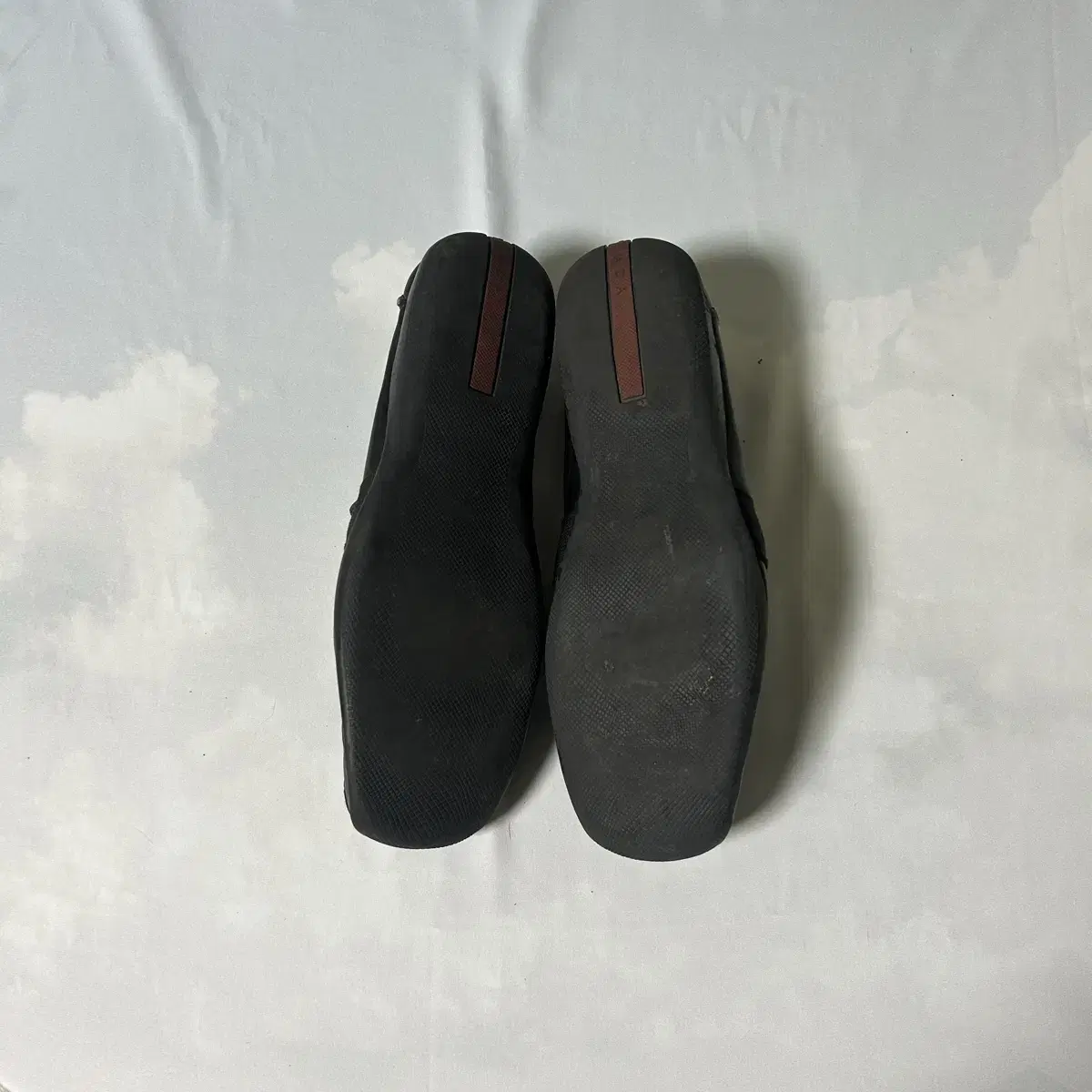 Prada sports strap slipon loafers