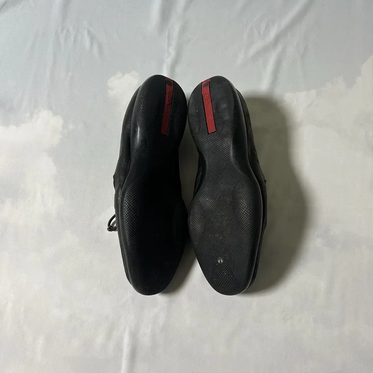 Prada nappa toggle slipon loafers