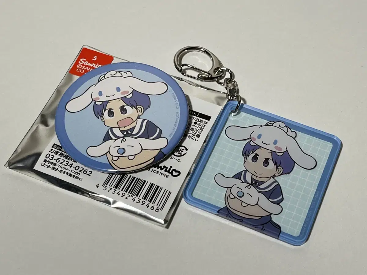 Everyday Araikeiichi Sanrio Collaboration Badge Keyring