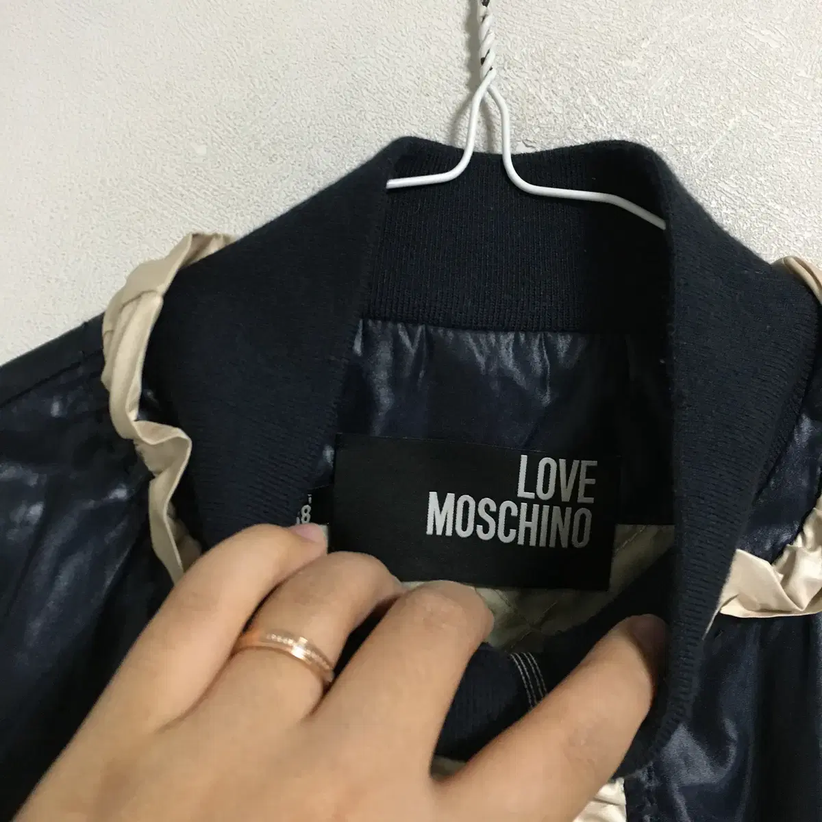 LOVE MOSCHINO 모스키노 러플 자켓 85