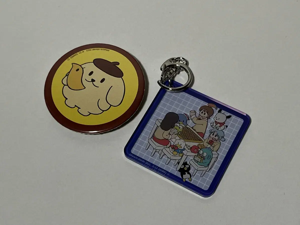 Everyday Araikeiichi Sanrio Collaboration Badge Keyring