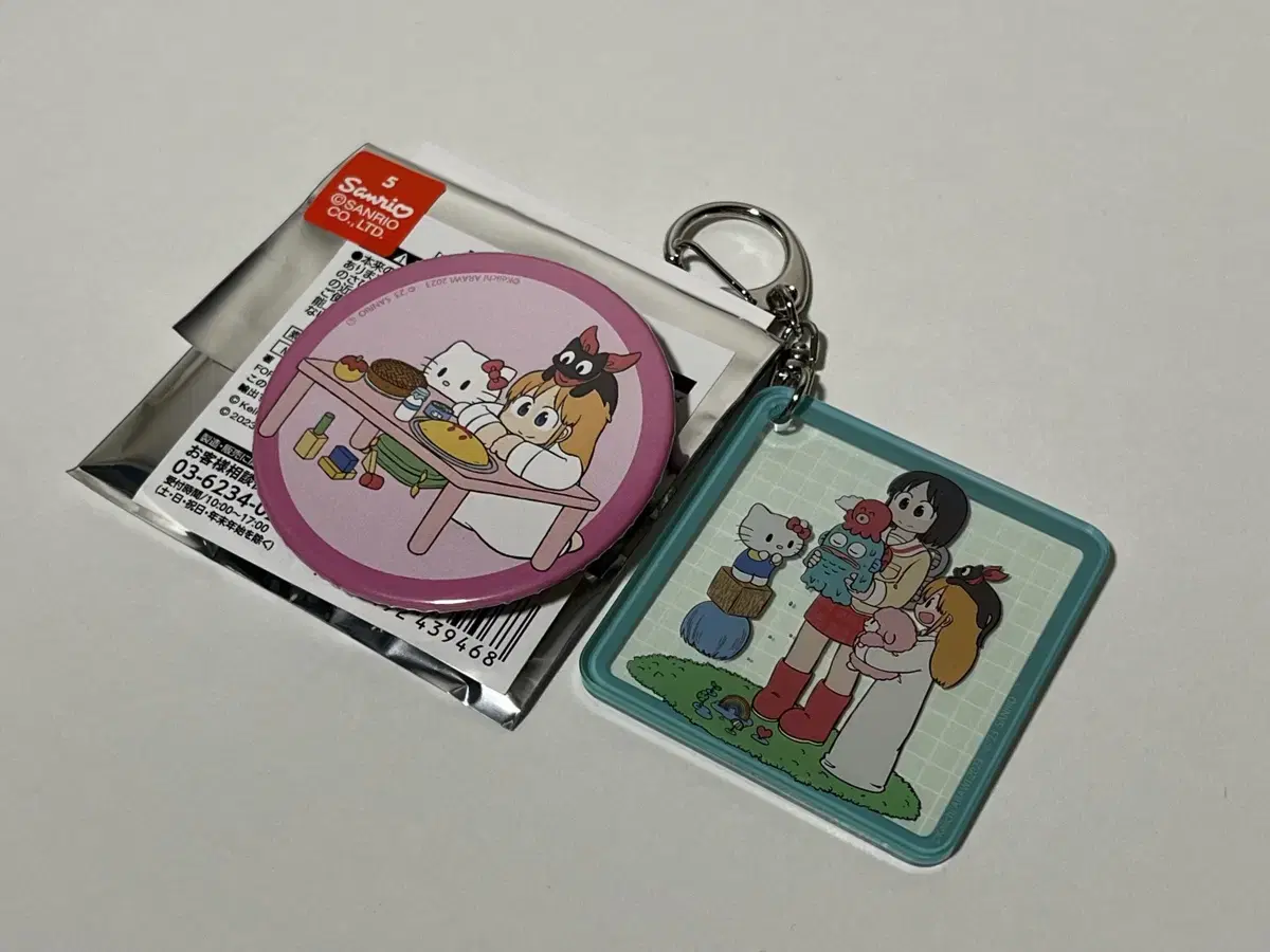 Everyday Araikeiichi Sanrio Collaboration Badge Keyring