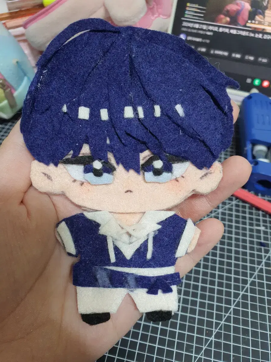 Felt doll commission (work on your own design) (sample)