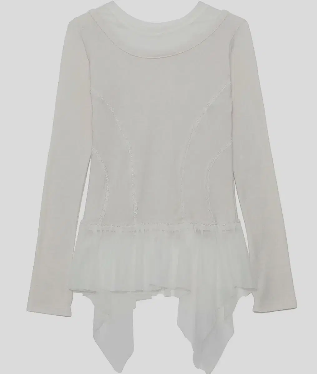 플레어업 Layered Lace Frill Long Sleeve